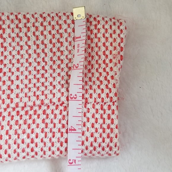 Classiques Entier Red Tweed Petite Lrg Moto Blazer Office Jacket Zip Ope… - Picture 10 of 12